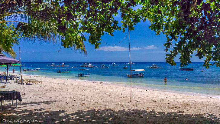 Der Alona Beach auf Panglao, Bohol