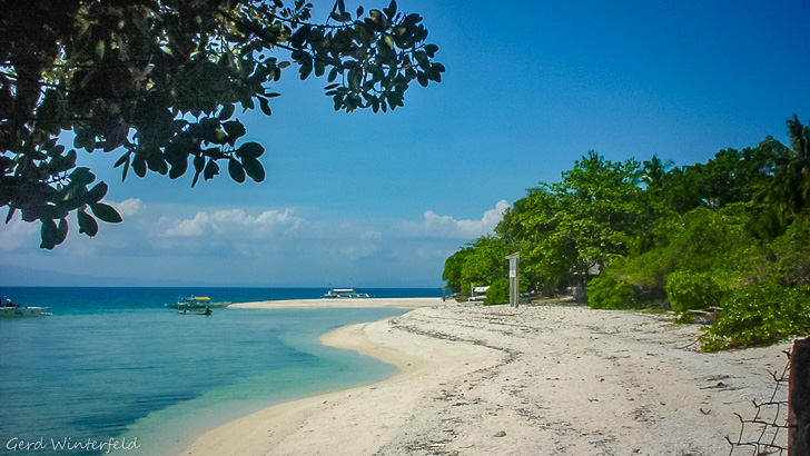 Strand auf Cabilao Island, Insel Bohol